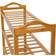 tectake Bamboo 4 Shelves Skostativ 67.5x68cm