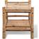 vidaXL Bamboo 2 Floors Skoställ 80x36cm