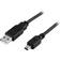 Deltaco USB A - USB Mini B M-M 2.0