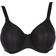 PrimaDonna Satin Seamless Non Padded Bra - Black