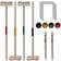 vidaXL Juego De Croquet Madera 4 Personas Con Accesorios