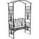 tectake Garden Arch with Bench 114x210cm