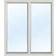 Effektfönster AFKP Aluminum Fixed Window 10x13 Aluminium Fast fönster 3-glasfönster Höjd 130cm