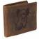 Greenburry Vintage Wildboar Landscape Leather Wallet - Antique Brown