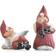 Klarborg Nynne & Elias Year Gnome Couple 2010 Red Julepynt 11cm 2stk