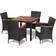 vidaXL 41307 Ensemble repas de patio, 1 Table incluse 4 Chaises