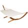 tectake Double lounger hammock XXL with wooden frame for 2 persons