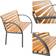 tectake Classic Wooden Panchina da Giardino