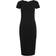 Pieces Long Casual Dress Black/Black