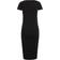 Pieces Long Casual Dress Black/Black