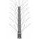 vidaXL Five Row Bird and Pigeon Spikes 6st