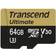 Transcend Ultimate MicroSDXC UHS-I U3 V30 95/60MB/s 64GB +Adapter