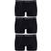 Gant Stretch Cotton Trunks 3-pak - Sort