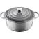 Le Creuset Mist Gray Signature Cast Iron Round med låg 26cm