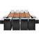 vidaXL 42532 Set da pranzo per patio, 1 Tavolo incluso 8 Sedie
