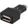 Deltaco 2.0 USB C - USB A Adapter M-F