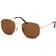 Ray-Ban Hexagonal Flat Polarized RB3548N 001/57