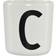 Design Letters Personal Melamine Cup A-Z