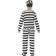 Smiffys Costume Zombie Detenuto, comprende Pantaloni, Top, Cappello Manette