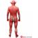 Morphsuit Jaw Dropper Red Costume Adult