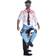 Morphsuit Skeleton Piggyback Costume