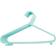Bieco Kledinghangers 8 Stuks Turquoise
