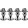 Monacor SPS-10/SC Luidspreker-spikes 4 stuk(s)