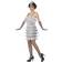 Smiffys Flapper Costume Silver with Short Dress