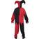 Smiffys Psycho Clown Harlequin Jester Costume