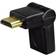 Hama HDMI - HDMI Angled Adapter M-F