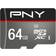 PNY Turbo Performance MicroSDXC Class 10 UHS-I U3 90/60MB/s 64GB+Adapter