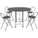 vidaXL 243902 Patio Dining Set, 1 Table incl. 2 Chairs