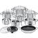 Silit Toskana Cookware Set with lid 10 Parts