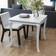 vidaXL High Gloss Matbord 80x80cm