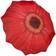 Galleria Auto Folding Umbrella Red Daisy