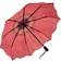 Galleria Auto Folding Umbrella Red Daisy