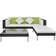 vidaXL 42944 Loungeset, 1 Bord inkl. 2 Stolar