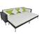 vidaXL 42944 Loungeset, 1 Bord inkl. 2 Stolar