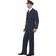 Smiffys Pilot Costume Navy Blue