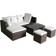 vidaXL 42585 Lounge-Set, 1 Tisch einschl. 1 Sofas