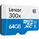 Lexar Media High Performance MicroSDXC Class 10 UHS-l U1 45/20MB/s 64GB (300x) +Adapter