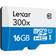 LEXAR LSDMI16GBB1EU300A Memory Card MicroSDHC 16 GB Classe 10