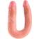 Pipedream King Cock U-Shaped Double Trouble Tupladildo Vaalea iho