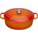 Le Creuset Volcanic Signature Cast Iron Oval med lock 4.1 L