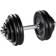 tectake Single Cast Iron Dumbbell 30kg