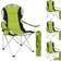 tectake 4 Padded Camping Chairs