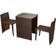 vidaXL 42881 Matgrupp, 1 Bord inkl. 2 Stolar