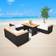 vidaXL 42753 Outdoor Lounge Set, 1 Table incl. 2 Chairs & 2 Sofas