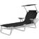 vidaXL Sun Lounger with Canopy