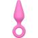 Easytoys Zwarte medium buttplug met trekring